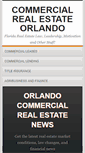 Mobile Screenshot of commercialrealestateorlando.net